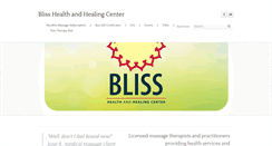 Desktop Screenshot of blisshhc.com