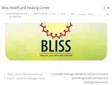 Tablet Screenshot of blisshhc.com